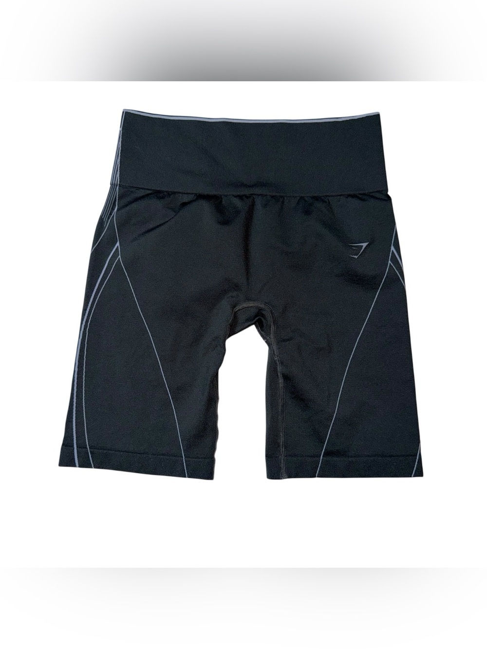Gymshark Black Athletic Compression Shorts with Reflective Trim - Picture 2 of 5